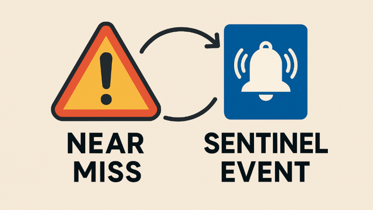 Near miss ed eventi sentinella: due segnali deboli che parlano la stessa lingua nella valutazione del rischio